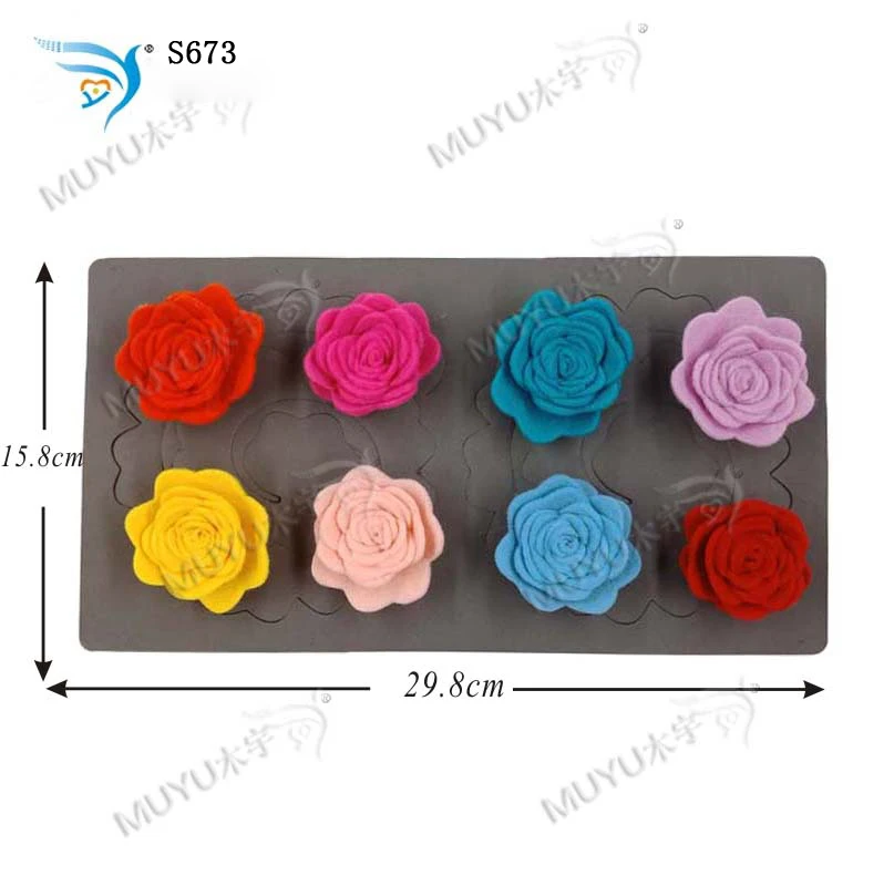 Цветок новая деревянная форма вырубки для скрапбукинга Thickness-15.8mm S673
