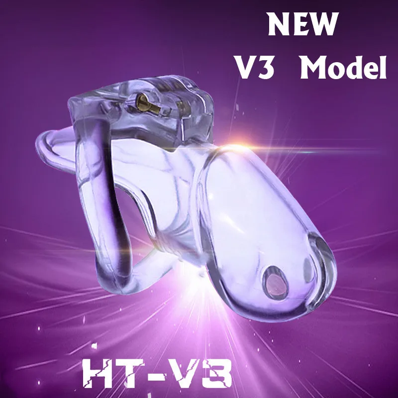 Секс-шоп резиновое мужское устройство целомудрия клетка для пениса V3 с 4 кольцами