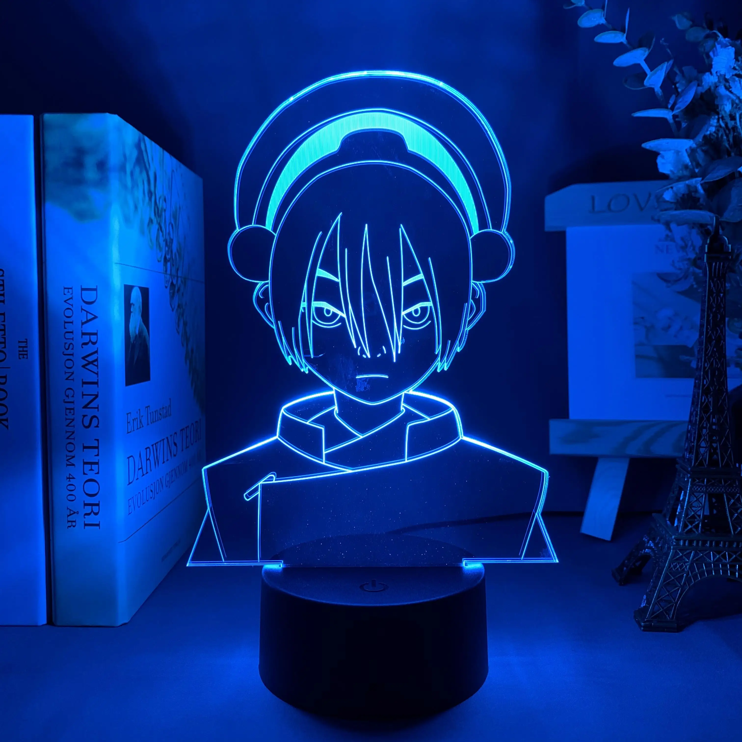 3D лампа с аниме мультяшным персонажем домашний праздничный декор подарок на день