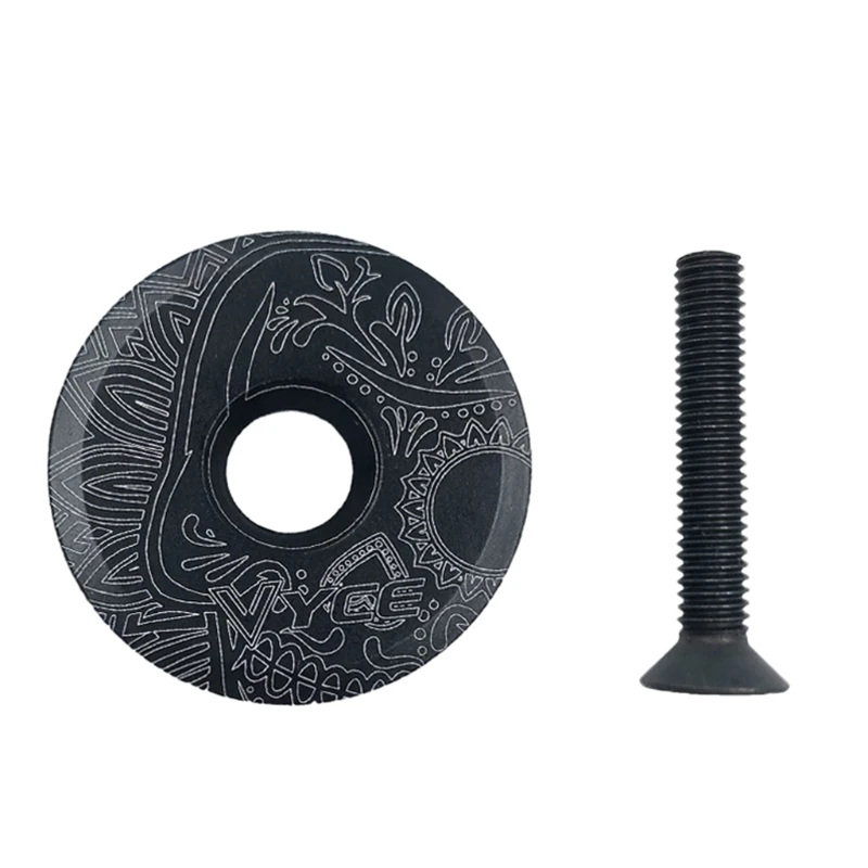 

X3UA Bike Headphone 28.6mm Top Cover Aluminum Alloy Star Nut Stem Fits 1-1/8" Rods and Fork Mountain Bike,Road Bike