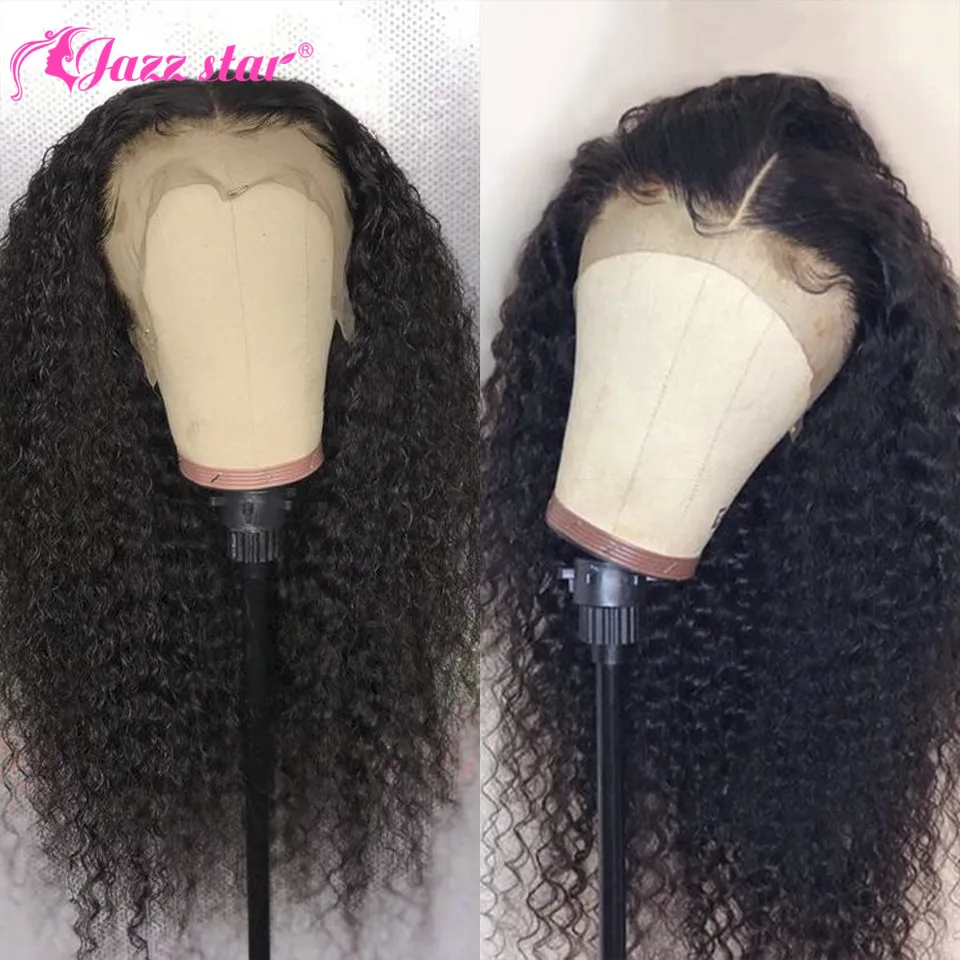 Бразильские кудрявые вьющиеся человеческие волосы 13x4 кружевные передние