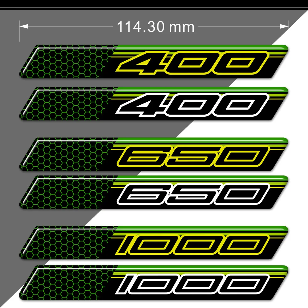 Наклейки на танки для Kawasaki Ninja 400 650 1000 Набор наклеек эмблема колено значок с