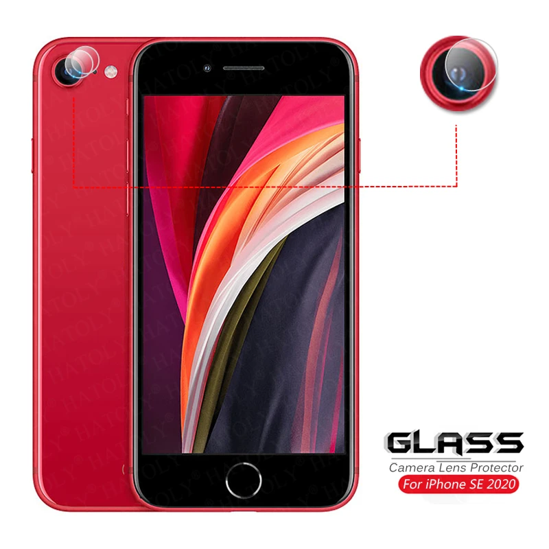 Закаленное стекло для объектива iPhone SE 2020 7 8 6s 5 11 Pro XS Max 2 шт.|Защитные стёкла и