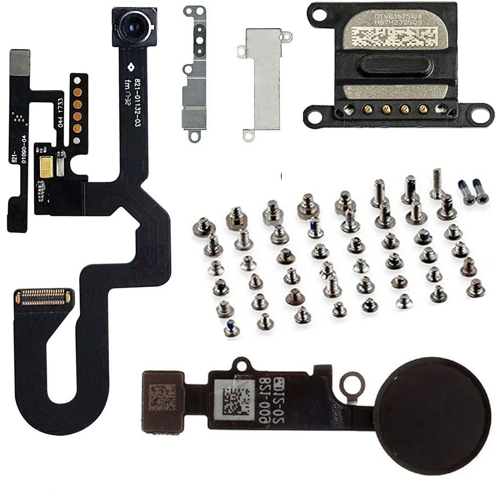 7 шт./компл. полная ЖК-часть для iPhone Plus фронтальная камера гибкий кабель Кнопка