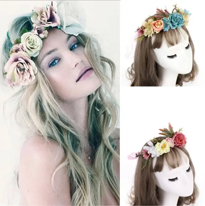30 шт./лот простой многофункциональный богемный цветочный венок сделай сам