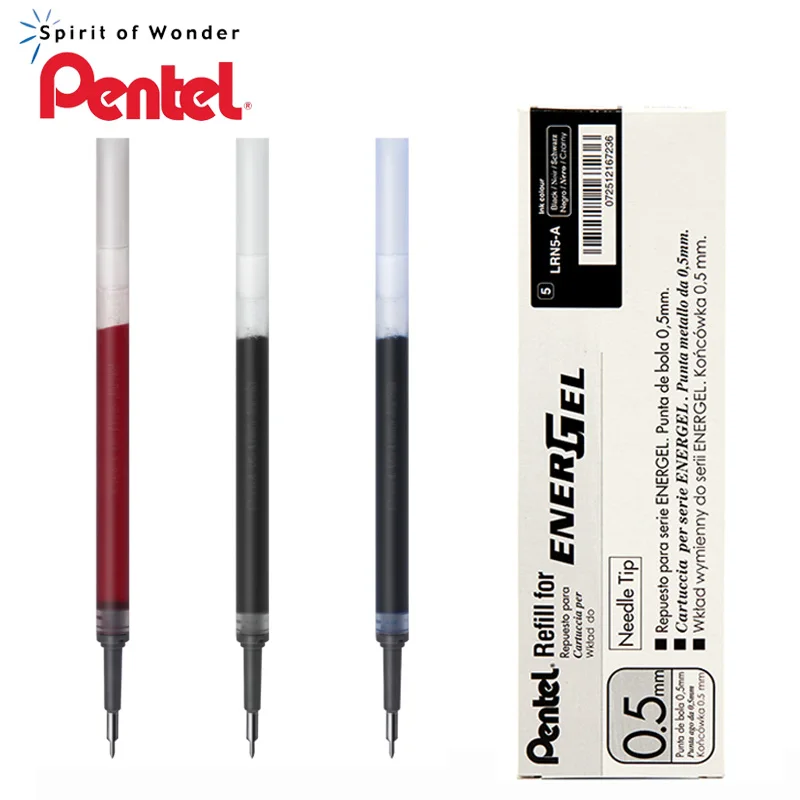 1 шт. сменные гелевые чернила для Pentel Energel X игла заправки Tip LRN5 подходит BLN75/105 0 5 мм