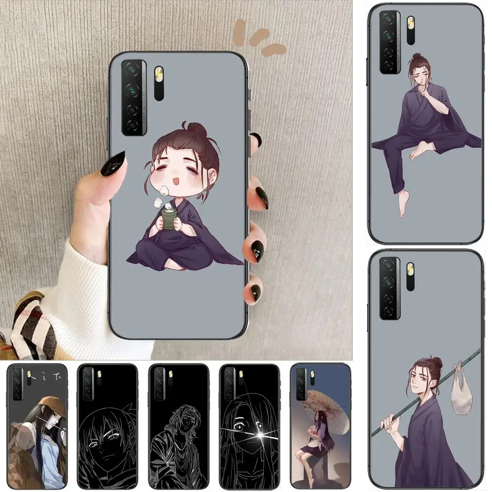 

anime Under one person Black Soft Cover The Pooh For Huawei Nova 8 7 6 SE 5T 7i 5i 5Z 5 4 4E 3 3i 3E 2i Pro Phone Case cases