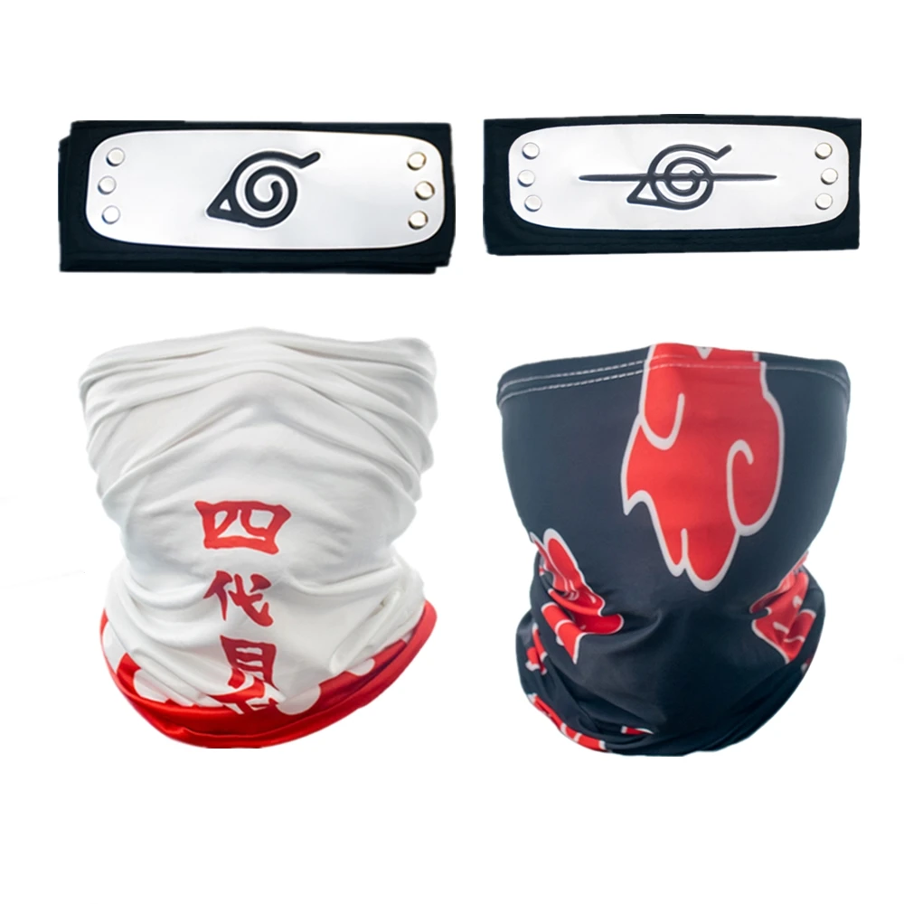 

Аниме 4-й Хокаге ниндзя Какаси намиказ Минато Акацуки красное облако искусственный костюм реквизит головная повязка Горячая Распродажа