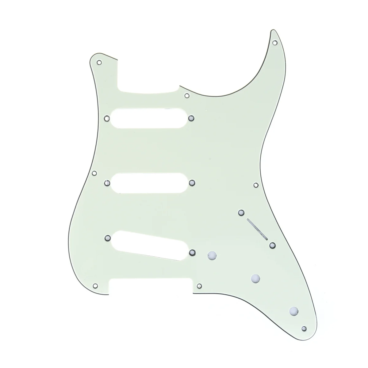 Strat Pickguard для гитары Musiclily Pro с 8 отверстиями JPN Fender Japan 57 Винтажный стиль Stratocaster 3