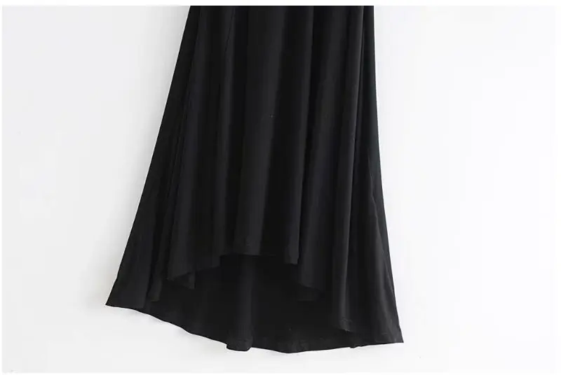 

HCBLESS 2019 autumn women's sexy hollow open waist contrast color lace dress slim dress temperament little black dress
