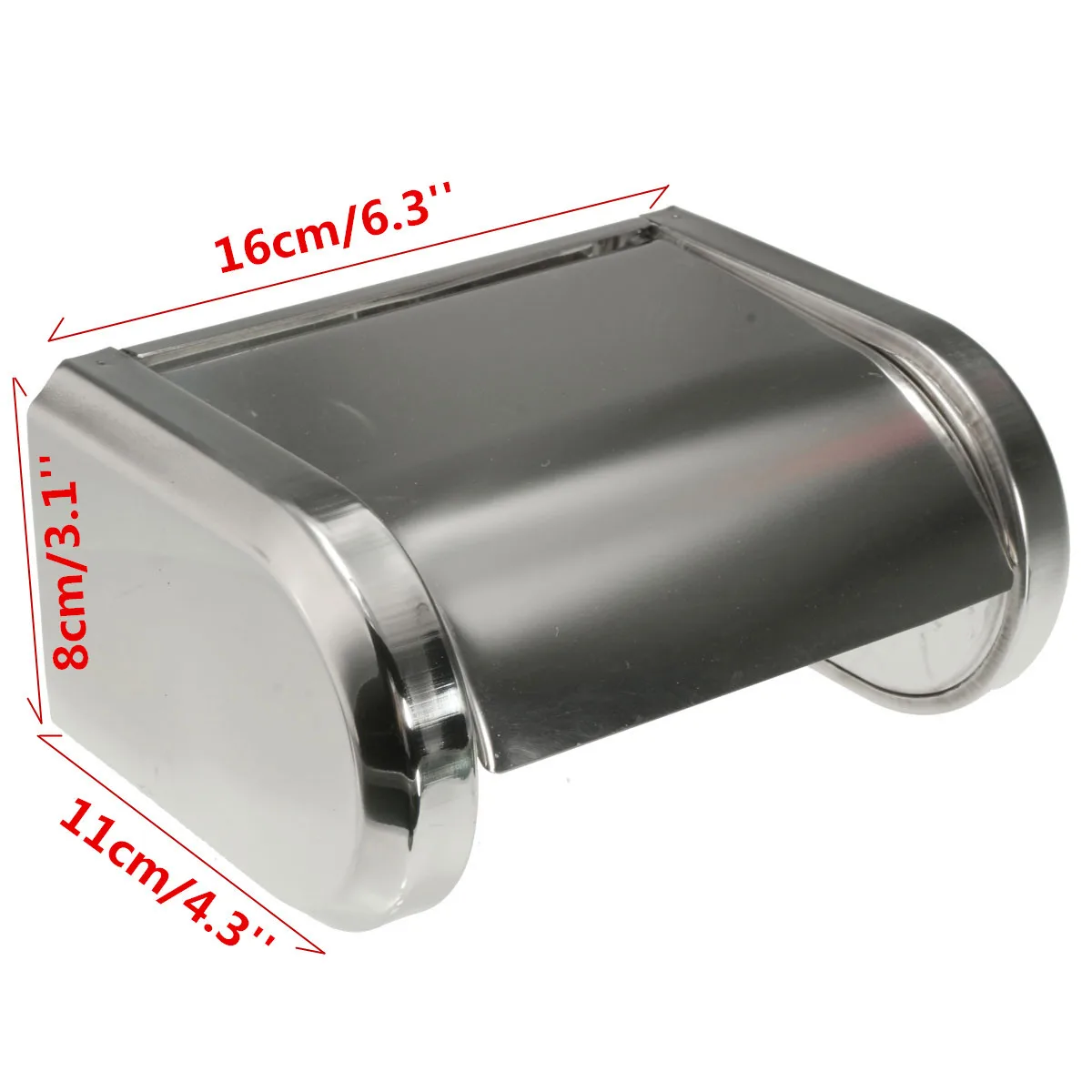 

New Roll Paper Holders Stand Rack Home Decor Wall Mounted Paper Holder Chrome Finish Toilet Paper Holder Tissue Box