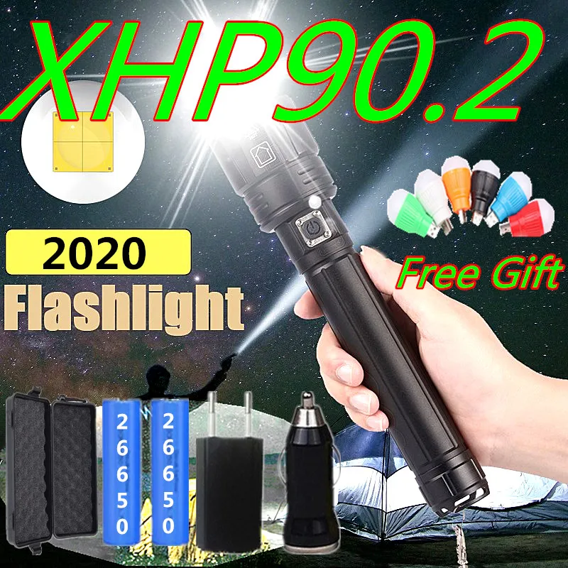 XHP90.2 XHP70.2 4 драйвер супер мощсветодиодный 26650 светодиодная лампа XLamp USB