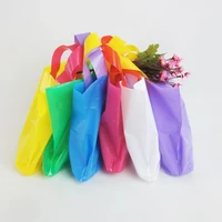 25 pieces plastic bags for gift shopping poly merchandise pouch packaging customized brand business logo printing fee is not in