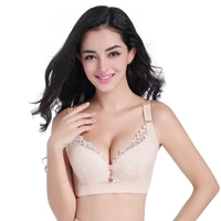 new womens sexy underwear thin section breathable deep v fine lace bra with steel ring 85d 115f large size bra