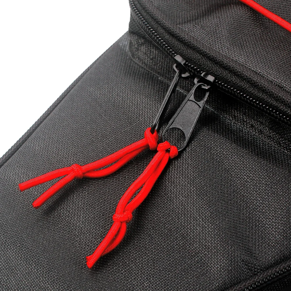 

26 Inch Durable Red Cord Guitar Padded Gig Bag Guitar Backpack Shoulder Strap (Black)