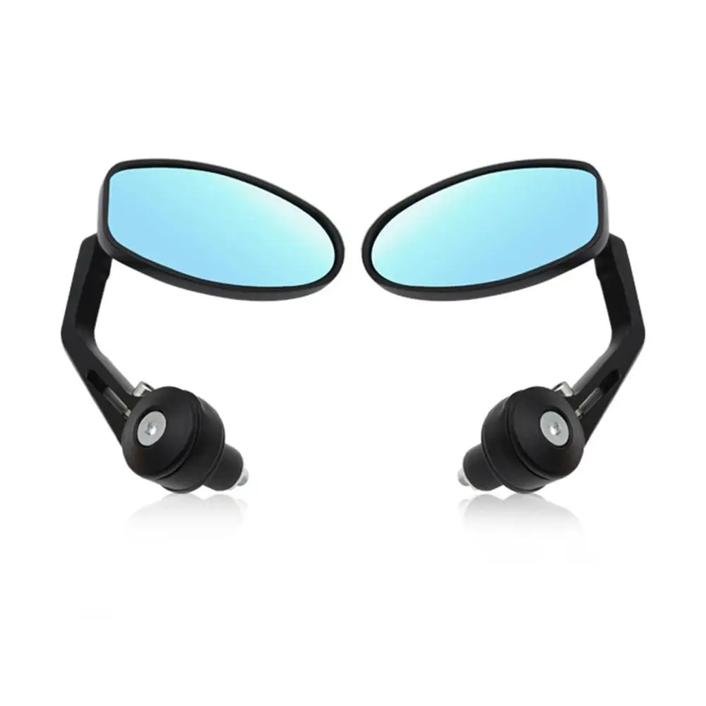 

Motorcycle Modified Accessories Rearview Mirror Oval Handlebar Mirror Motorcycle Handle Mirror Aluminum Alloy