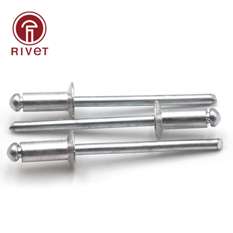

ISO 15978 M4.8 Aluminum Steel Blind Rivet Countersunk Open Head Pop Rivet M4.8*6/8/9/10/11/12/13/14/15/16/18/20 mm 10Pcs