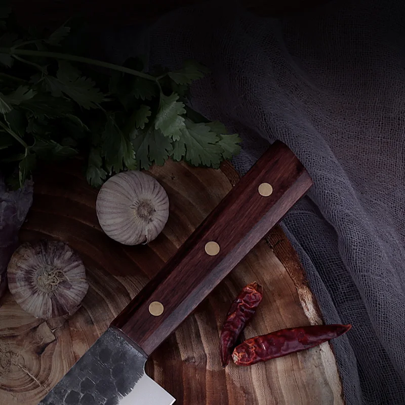 Dengjia-cuchillo Susi de acero inoxidable 5Cr15MoV, utensilio forjado Manual para Chef, cocina, hogar, rebanador de carne, cortadora de verduras-2