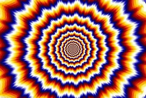 Фрактальная Иллюзия Триппи кислота Lsd психоделический шелк постер декоративная