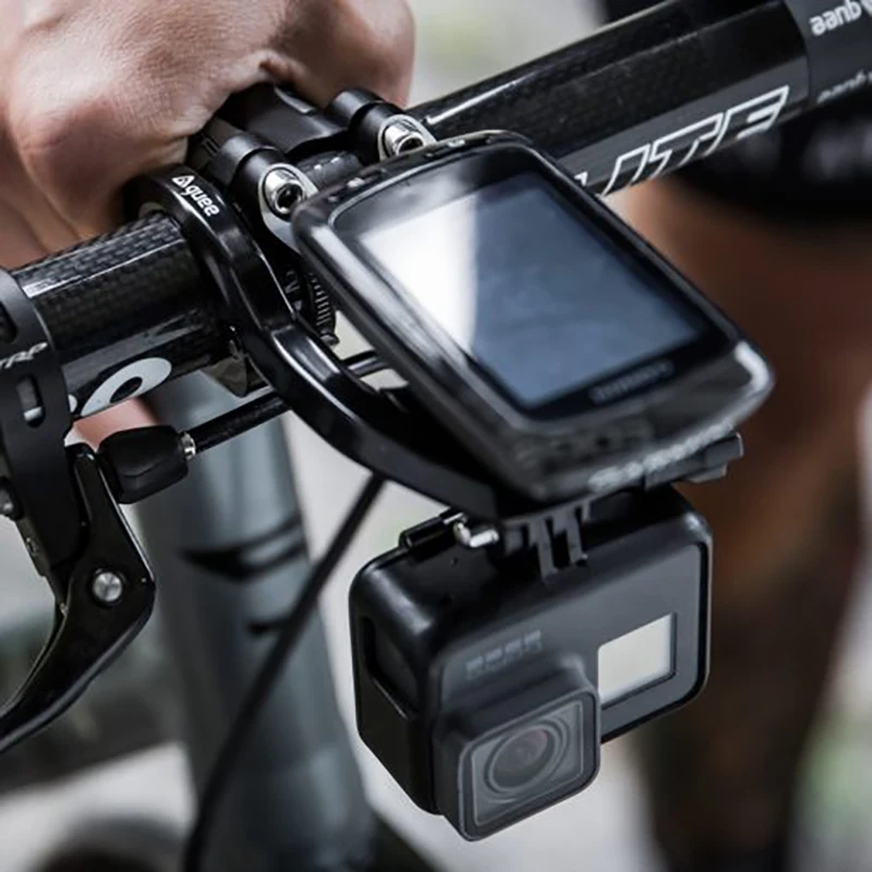 

Sports Camera And Cycle Computer G-Mount All-In-One Bicycle Extension Bracket Integrates An LED Light With Two Mounts Slot