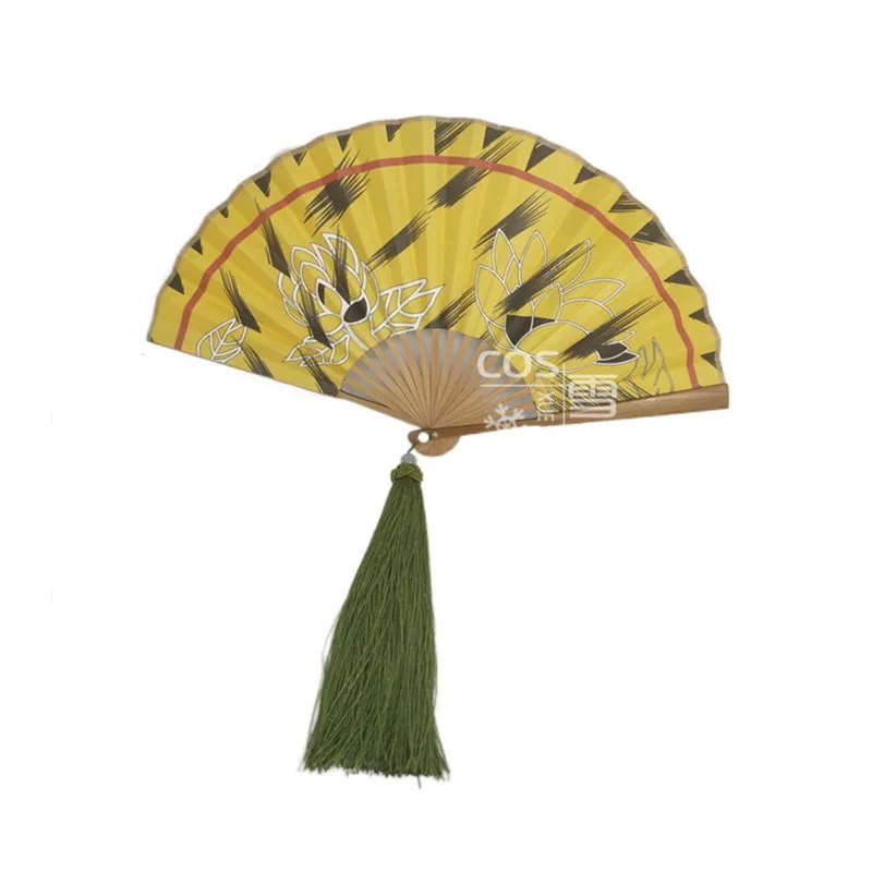 

Douma Cosplay Golden Folding Fan JP Anime Demon Slayer Cosplay Prop