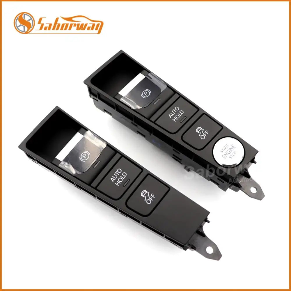 

Saborway Hand brake button auto holder ESP Engine start/stop switch For Passat B7 Passat CC 3AD927137A 3AD927137B 3AD 927 137 AB