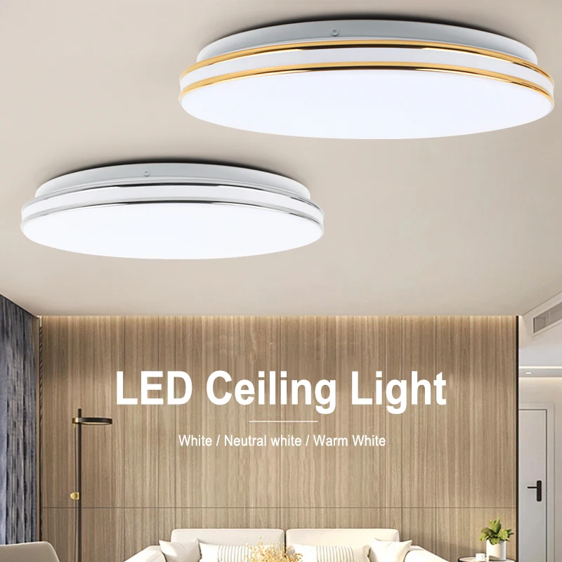 

Modern Ceiling Chandelier 72W 48W 36W 24W 18W 12W Ultra-Thin Chandelier For Living Room Bedroom Kitchenroom Panel Lights DC 220V