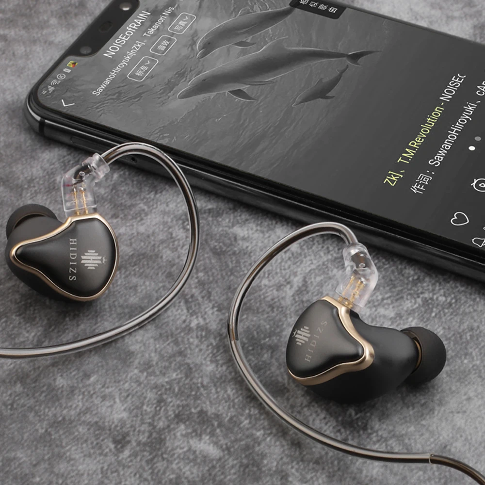 Наушники-вкладыши Hi-Fi для спорта монитор IEM проводные наушники 3 5 мм Hidizs MS1 съемная