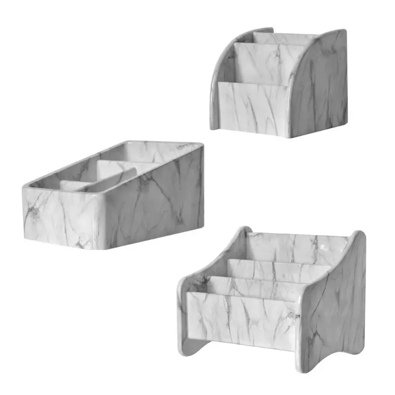 

Nordic Style Marble Jewelry Storage Box Cosmetic Classifier Organizer Case Display Container Pen Holder