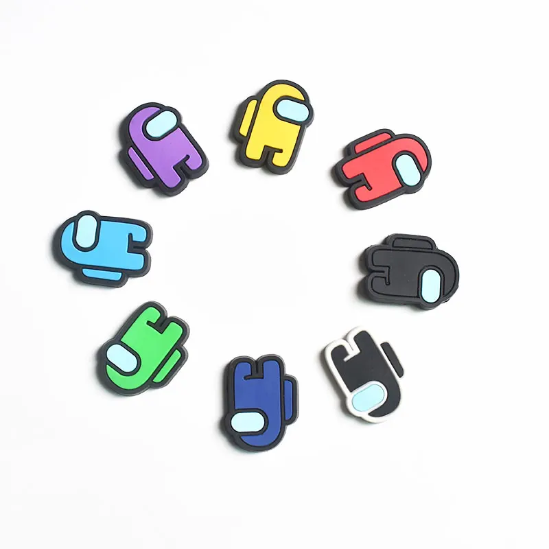 

Among us Game surrounding space werewolf kill shoelaces decorative shoe buckle cartoon children's shoe clip fastener accessories