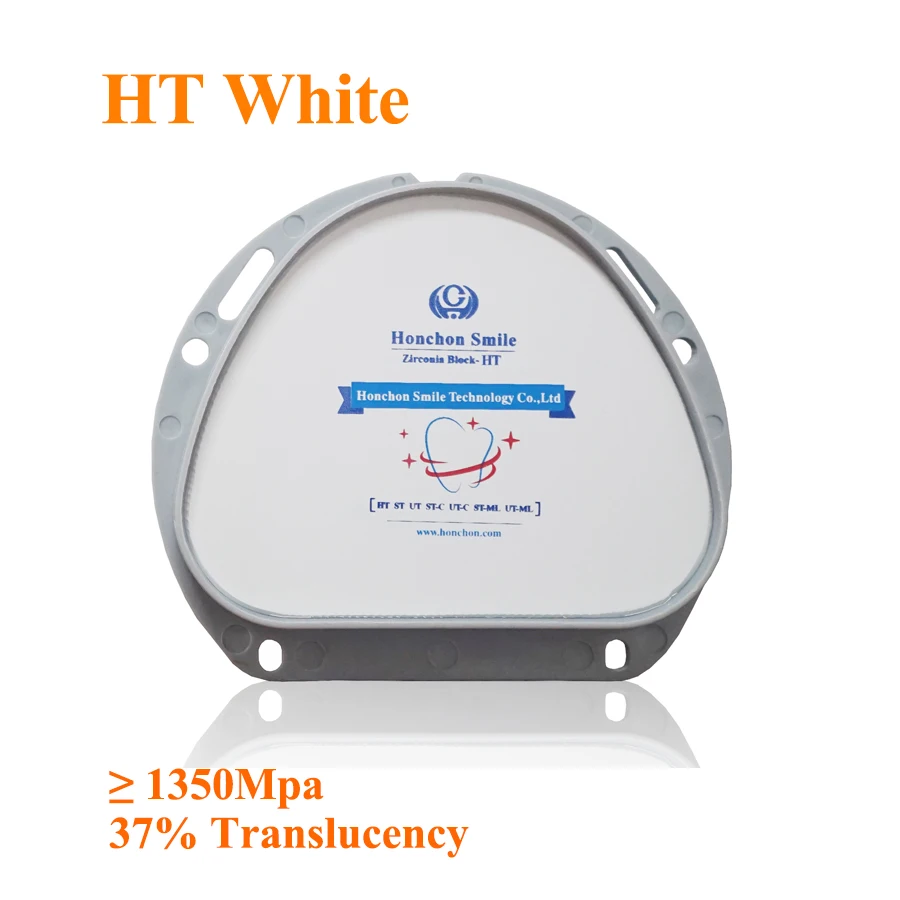 Чистый Цирконий HT Dental 89*71*12/14/16, совместим с Ammann Girrbach