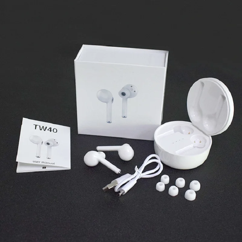 Honesum Tw40 Bluetooth5.0 спортивные беговые наушники беспроводные Bluetooth бизнес HD звонки 3D