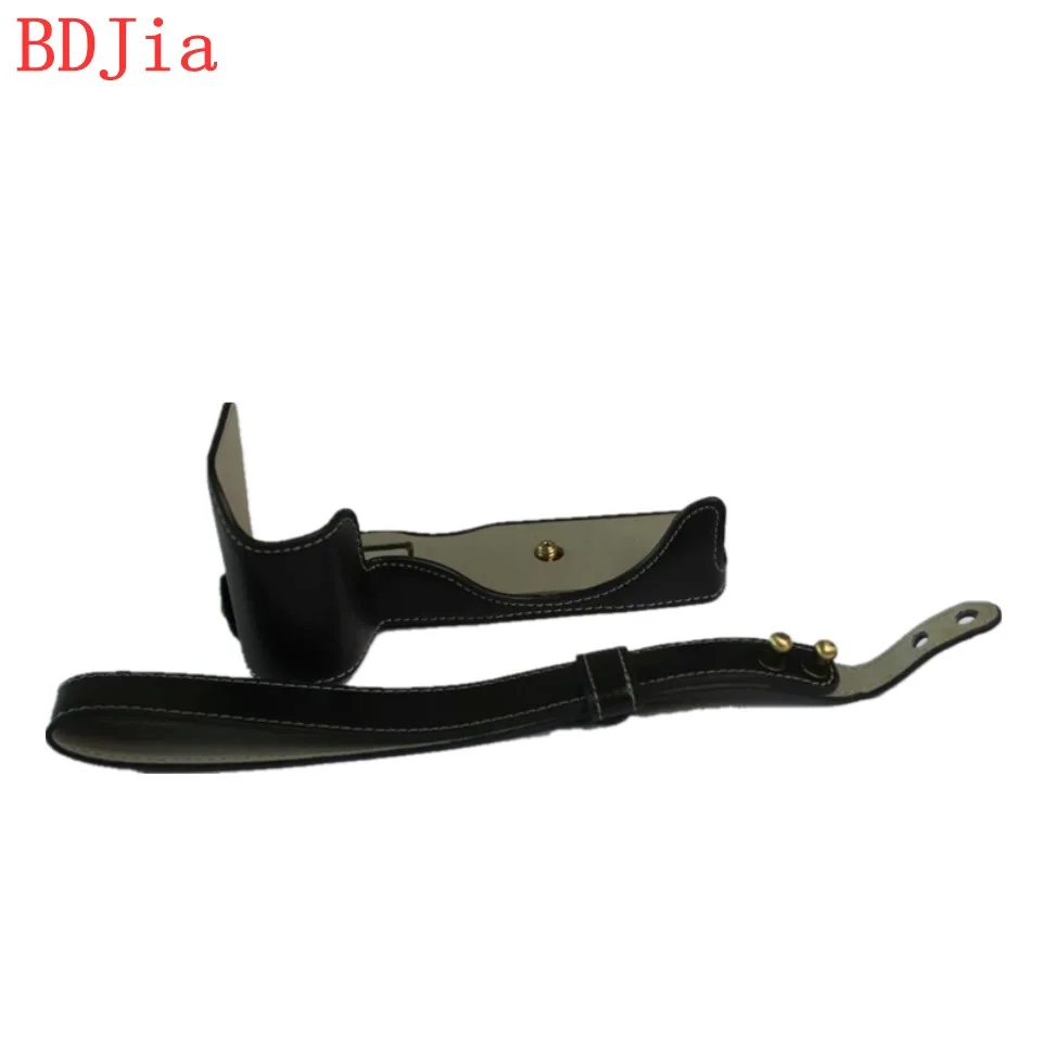 2019 Натуральная Воловья кожа корпуса для половины камеры база Canon EOS RP с отверстием