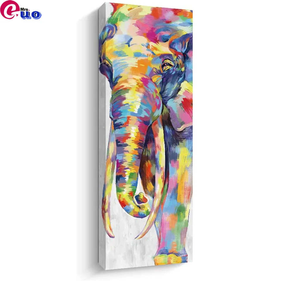 

Animal Diamond Painting Big Large Size Picture Elephant Diamond Embroidery Home Decor Modern Full Square Diamond Mosaic DIY