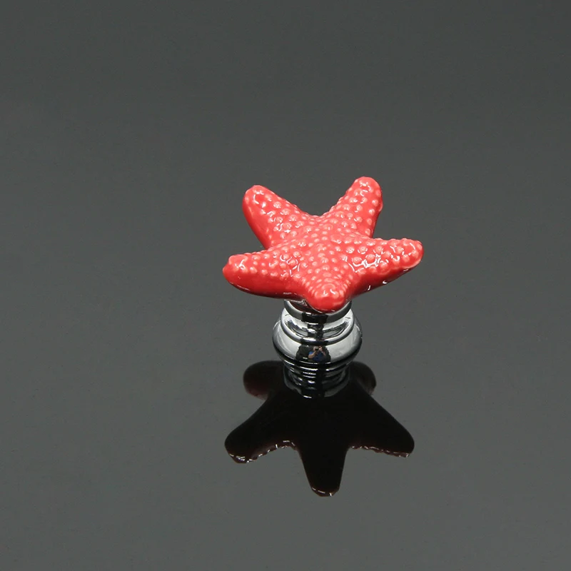 Дверная ручка в стиле морской звезды выдвижная для мебели детского шкафа