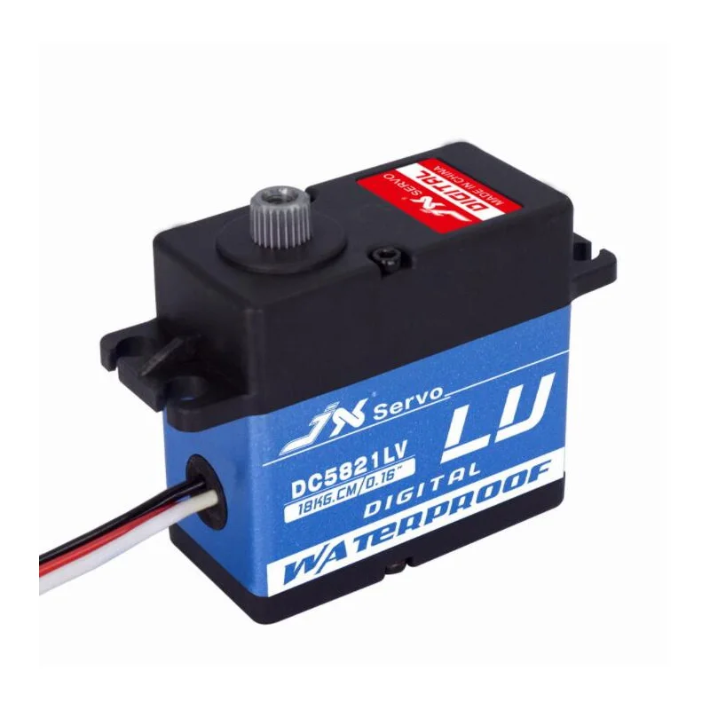 Водонепроницаемый металлический сервопривод JX DC5821LV цифровой без сердечника с