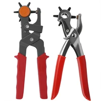 rorgeto durable leather belt punch pliers perforator rotary sewing machine installation tool leather handmade craft supplies