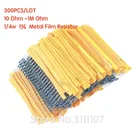 300 шт.лот 10 -1 м Ом Сопротивление 14 Вт 1% набор металлических пленочных резисторов сопротивления набор 30 видов по 10 шт.
