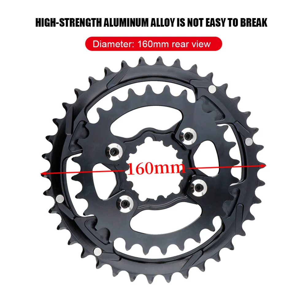 

Bike Bicycle Mountain Aluminum Alloy Direct Mount Narrow Wide Crankset Chainring Compatible WHShopping