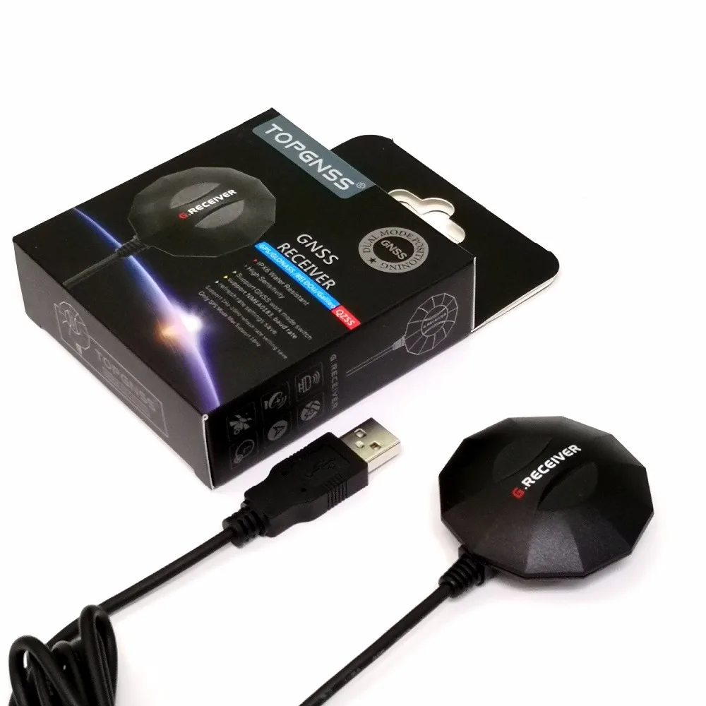 USB GPS GLONASS приемный модуль антенна GNSS100G GNSS антенный приемник TOPGNSS | Автомобили и