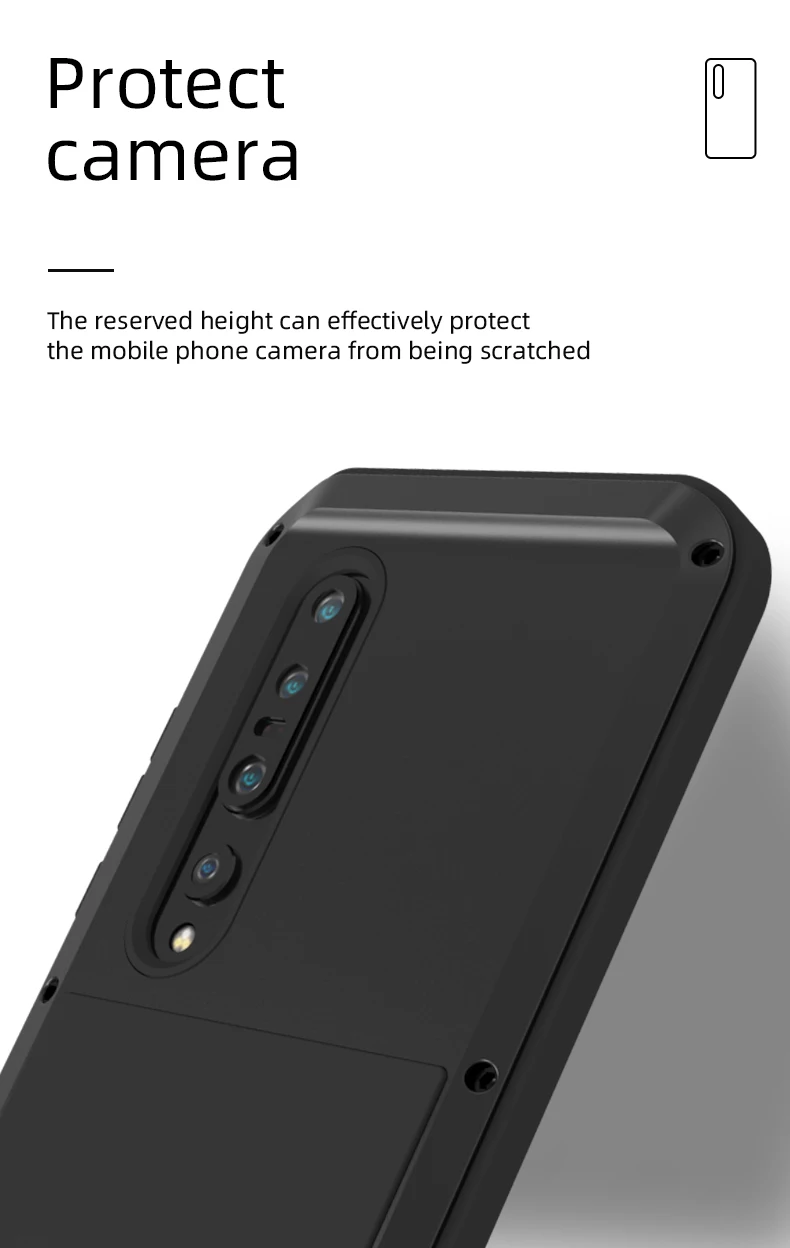 Оригинальный мощный чехол LOVE MEI для Xiaomi Mi 10 металлическая броня ударопрочные