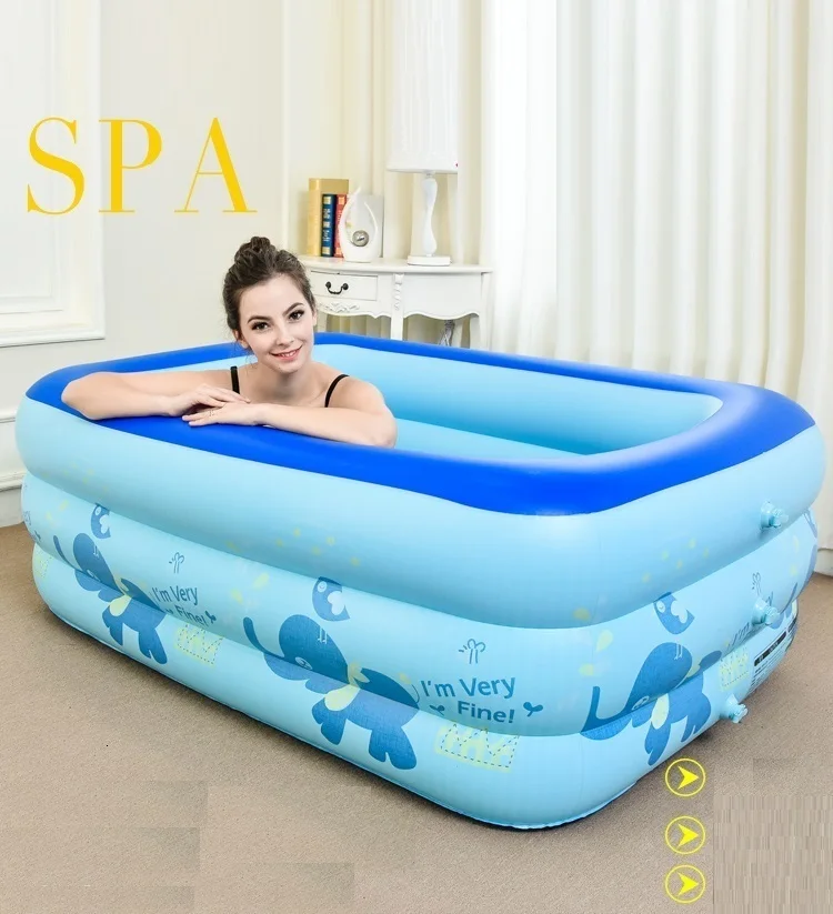 Горячая нога Shampooer Piscina Adulto плавательный бассейн Banheira Inflavel сауна ванна для взрослых надувная Ванна