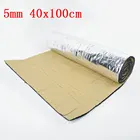 Автомобильный звукоизоляционный коврик, 5 мм, автомобильная звукоизоляция, теплоизоляция, хлопок, для грузовика, двери автомобиля, багажника, звукоизоляционный амортизирующий коврик