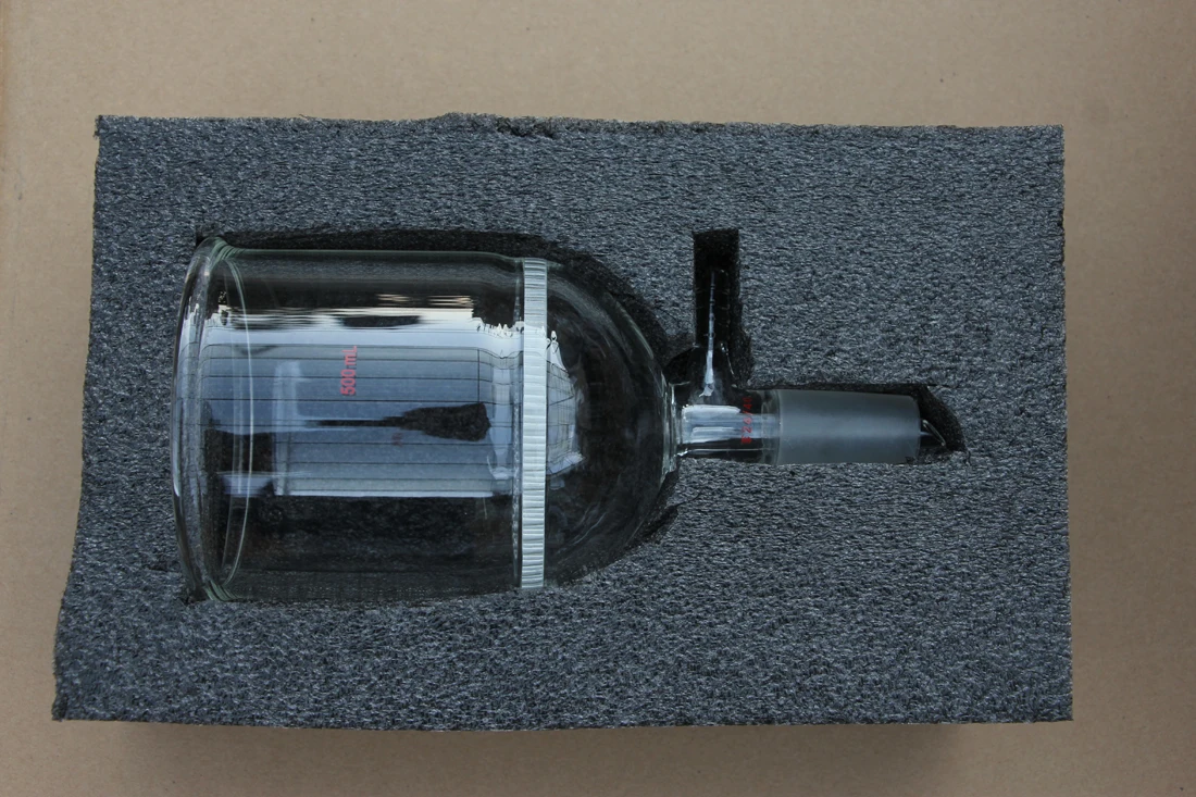

Glass Vacuum Buchner Funnel 500ml Joint 24/40 with Fritted Disc Medium, Filter Funnel