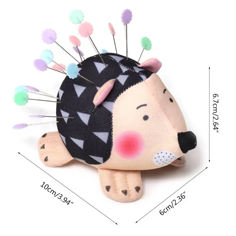 

Hedgehog Shape Cute Sewing Pincushion with Soft Cotton Fabric Pin Cushion Pin Patchwork Holder Arts Crafts Sewing Needle Holder
