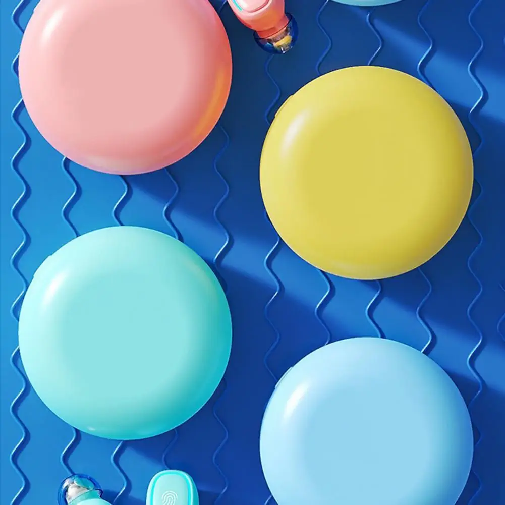 

New TWS-200 Macaron Bluetooth 5.0 Headset 9D Stereo Wireless In-Ear HiFi Solid Color Rechargeable Earphone With Digital Display