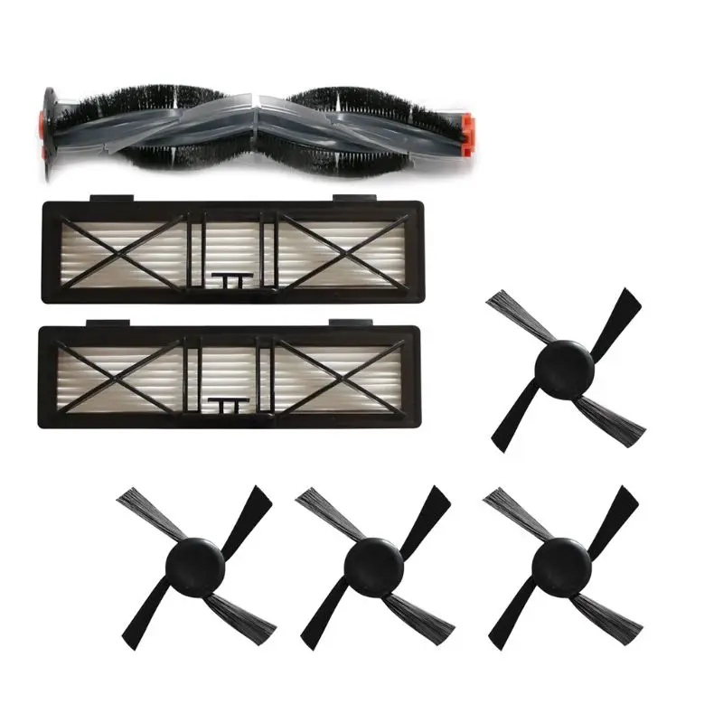 

Sweeper Spare Parts Set Roller Brush Hepa Filter Side Brush for Neato D Series