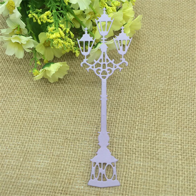

Street lamp Metal Cutting die keychain shaker Heart Paper Key Chain Scrapbook Paper Craft Card Punch Art Knife Cutter