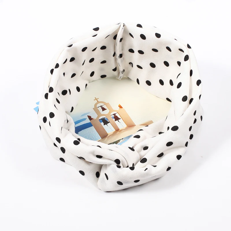 1 шт. повязка на голову в горошек для женщин |