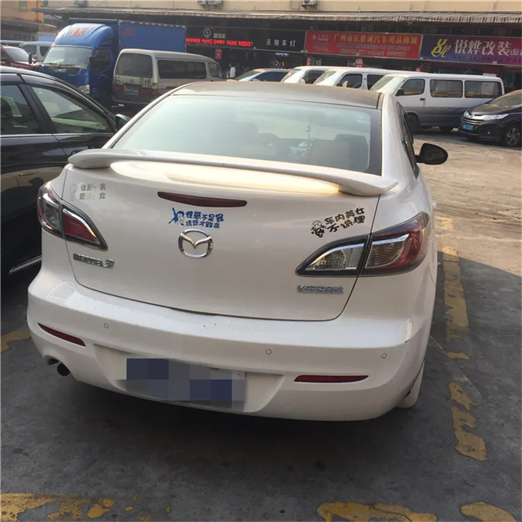 Спойлер для Mazda 3 2006 2013 спойлер автомобилей седан АБС пластик XC цвет заднего